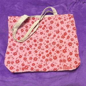 Floral tote bag